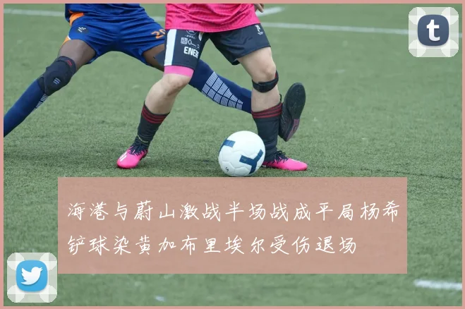 海港与蔚山激战半场战成平局杨希铲球染黄加布里埃尔受伤退场