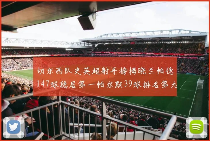 切尔西队史英超射手榜揭晓兰帕德147球稳居第一帕尔默39球排名第九